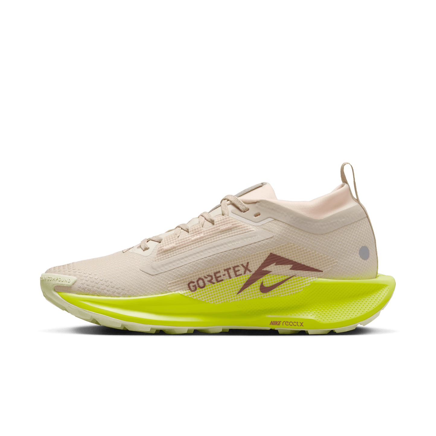NIKE React Pegasus Trail 5 GORE-TEX (101 - Sanddrift/Dark Pony-Cyber-Life Lime)