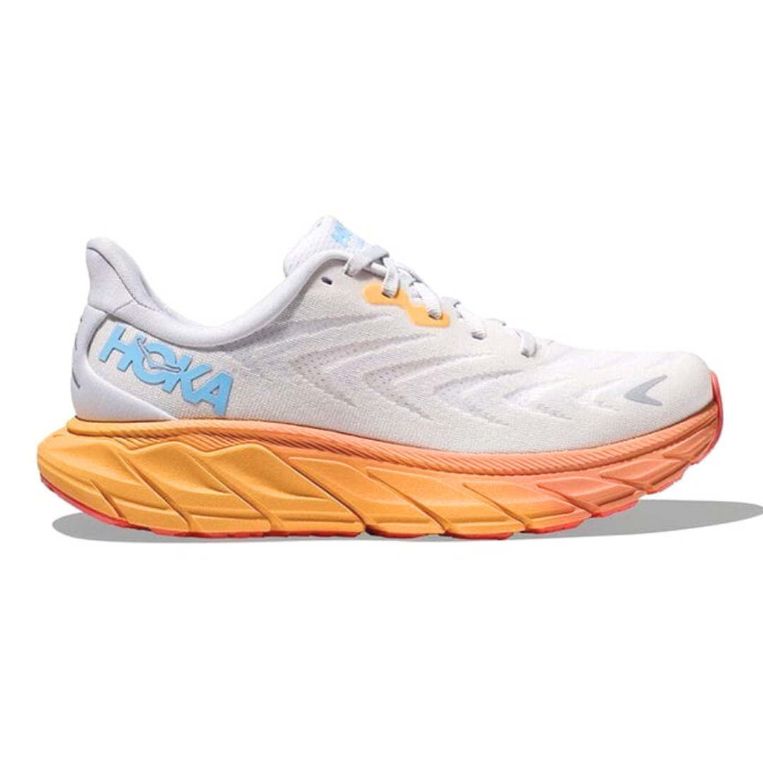 Chaussure de Running Blanche Orange Arahi 6 - ElBarouki Store
