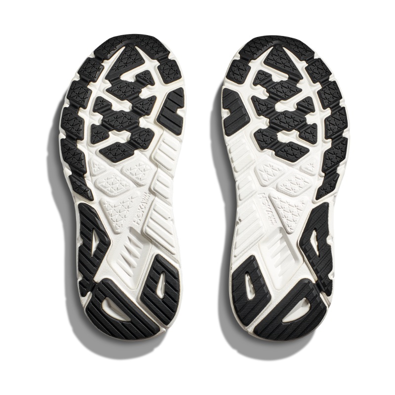 Men's HOKA Arahi 7 - Black/White (BWHT)