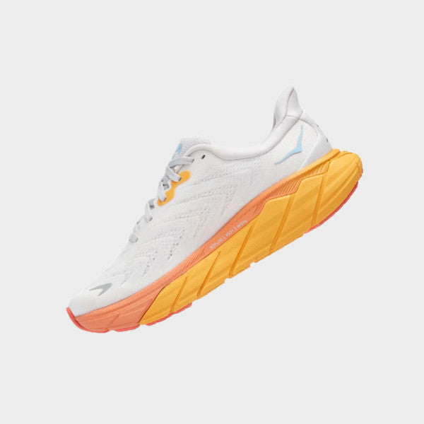 Chaussure de Running Blanche Orange Arahi 6 - ElBarouki Store