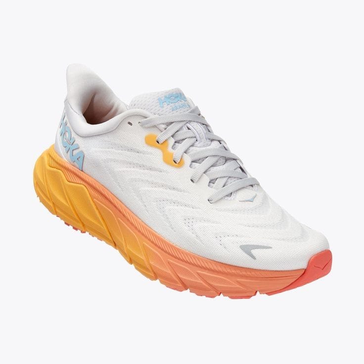 Chaussure de Running Blanche Orange Arahi 6 - ElBarouki Store
