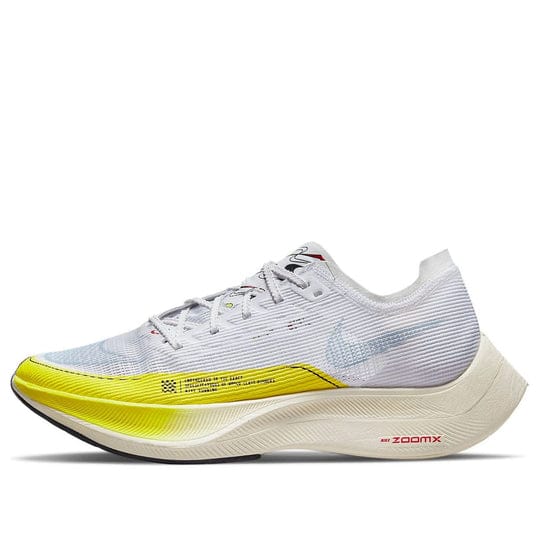 Chaussure Blanche et Jaune pour Femme ZoomX Vaporfly Next %2 - ElBarouki Store