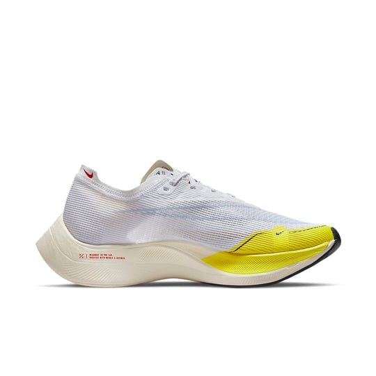 Chaussure Blanche et Jaune pour Femme ZoomX Vaporfly Next %2 - ElBarouki Store