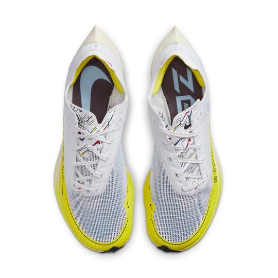 Chaussure Blanche et Jaune pour Femme ZoomX Vaporfly Next %2 - ElBarouki Store