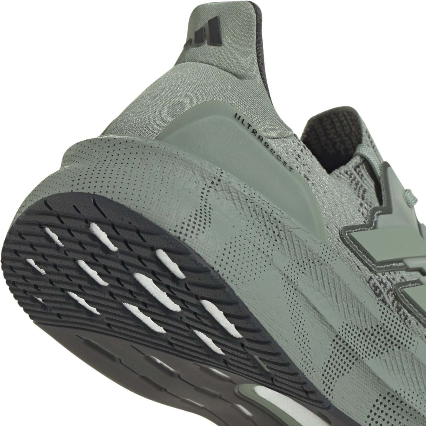 Adidas Ultraboost 5 Men Running Shoes Silver Green/Carbon