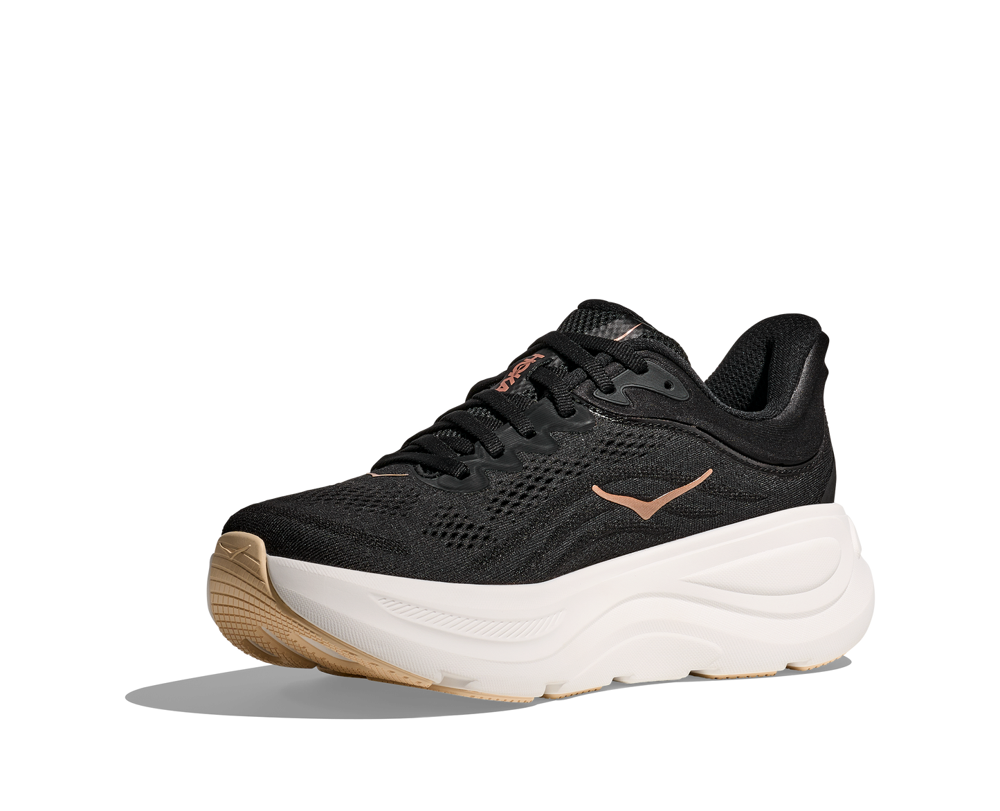 Hoka Bondi 9 (BRGL - Black/Rose Gold)