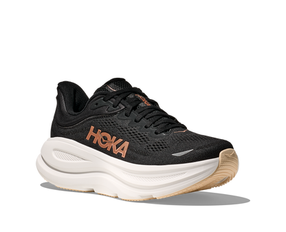 Hoka Bondi 9 (BRGL - Black/Rose Gold)