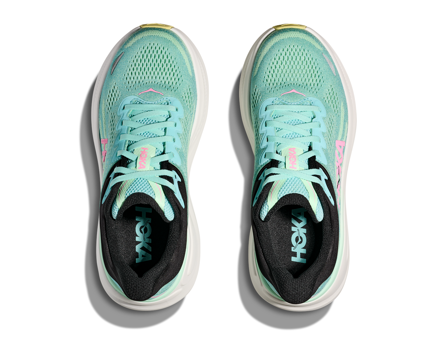 HOKA Bondi 9 — Blue Spark/Mint Fluorite ⚡ Dernière Pièce