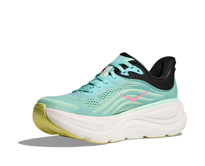 HOKA Bondi 9 — Blue Spark/Mint Fluorite ⚡ Dernière Pièce