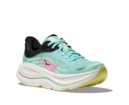 HOKA Bondi 9 — Blue Spark/Mint Fluorite ⚡ Dernière Pièce