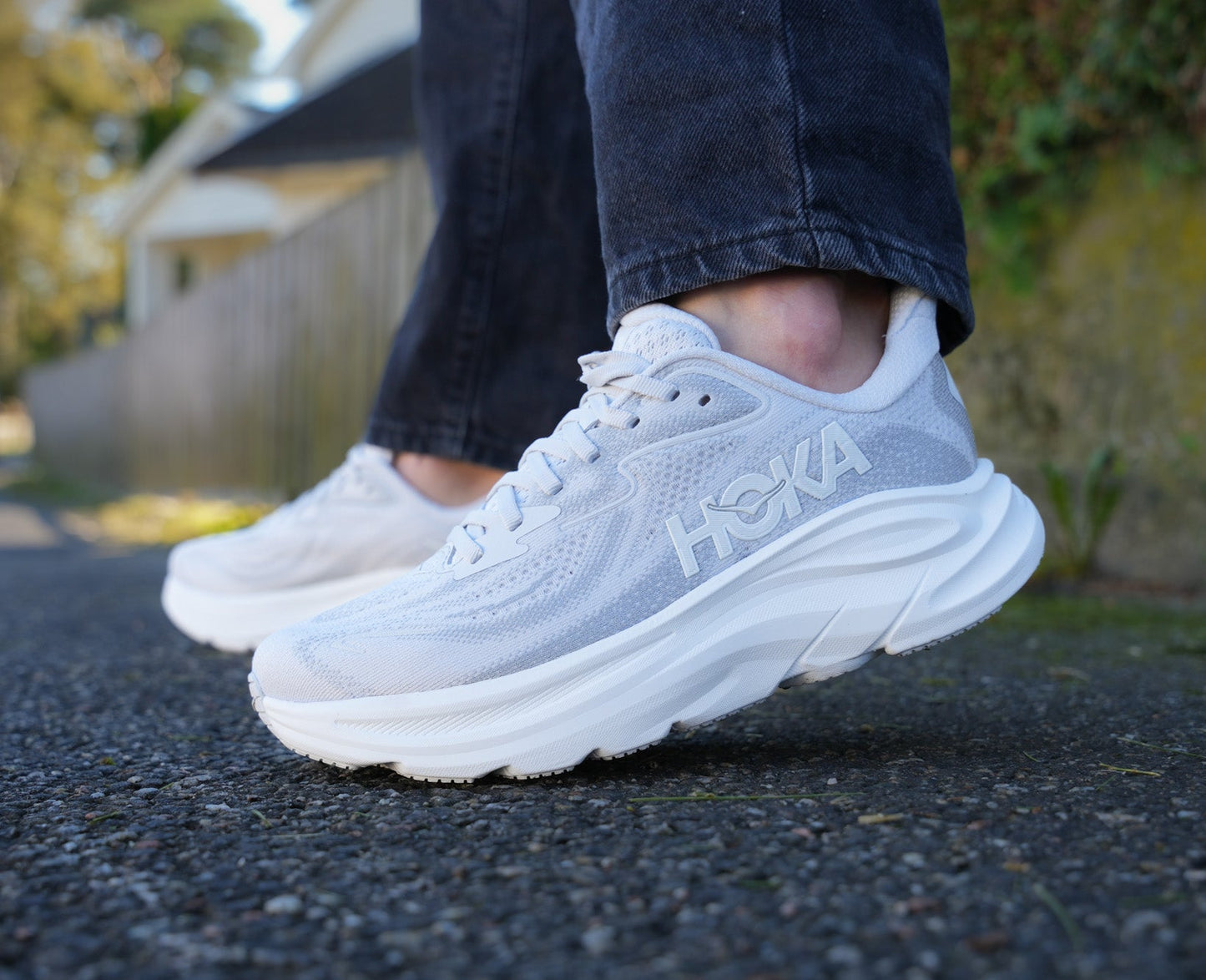HOKA Clifton 10 Cosmic Grey / Stardust