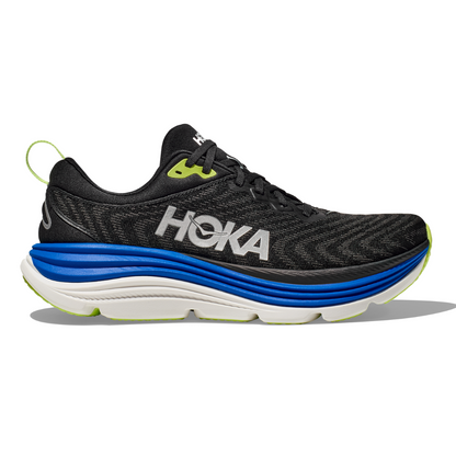 Hoka Mens Gaviota 5 | Black/Electric Cobalt