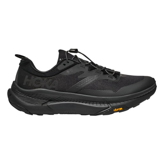 Hoka Mens Transport Goretex | Black/Black