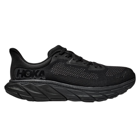 Men's HOKA Arahi 7 - Full Black(BWHT)