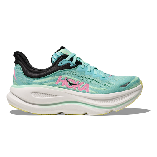 HOKA Bondi 9 — Pointure 42 — Blue Spark/Mint Fluorite ⚡ Dernière Pièce