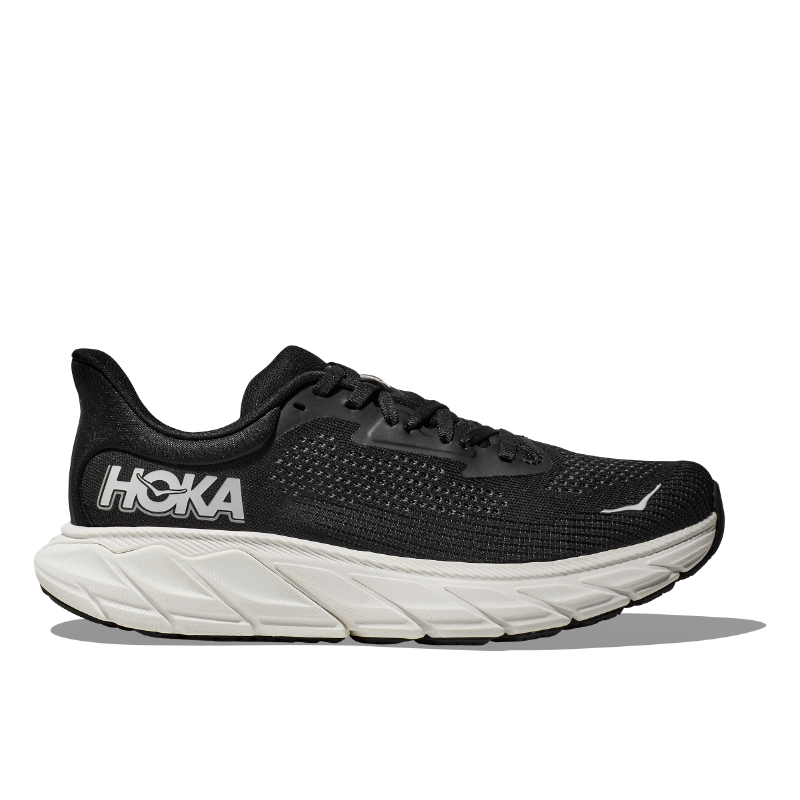 Men's HOKA Arahi 7 - Black/White (BWHT)