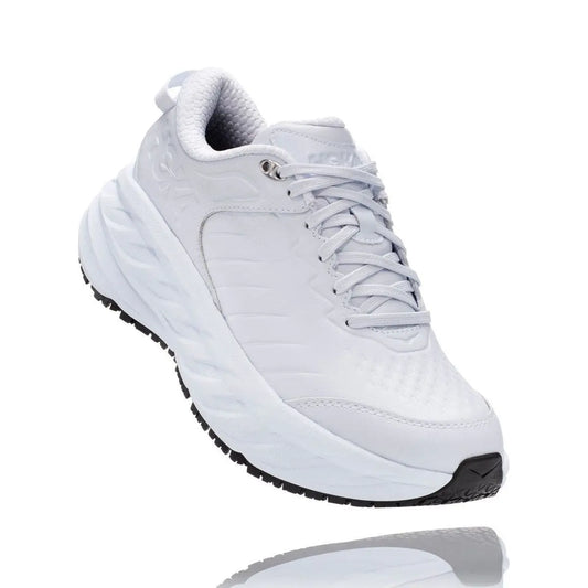 Paire de chaussures Hoka Bondi SR Cuir Blanc - ElBarouki Store