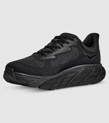 Men's HOKA Arahi 7 - Full Black(BWHT)