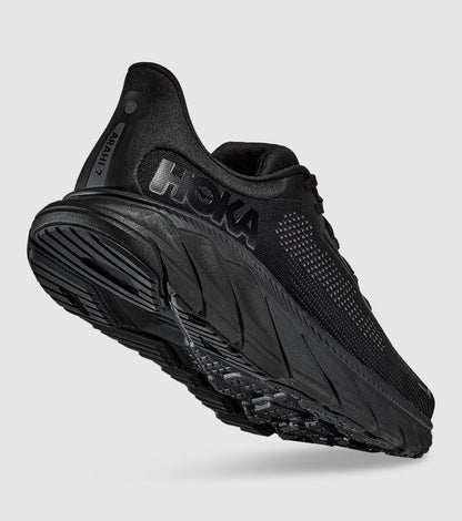 Men's HOKA Arahi 7 - Full Black(BWHT)