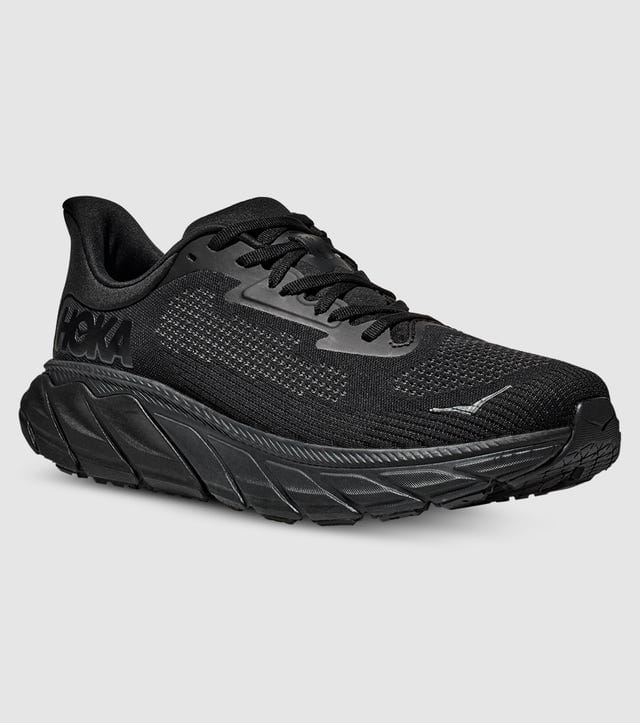 Men's HOKA Arahi 7 - Full Black(BWHT)
