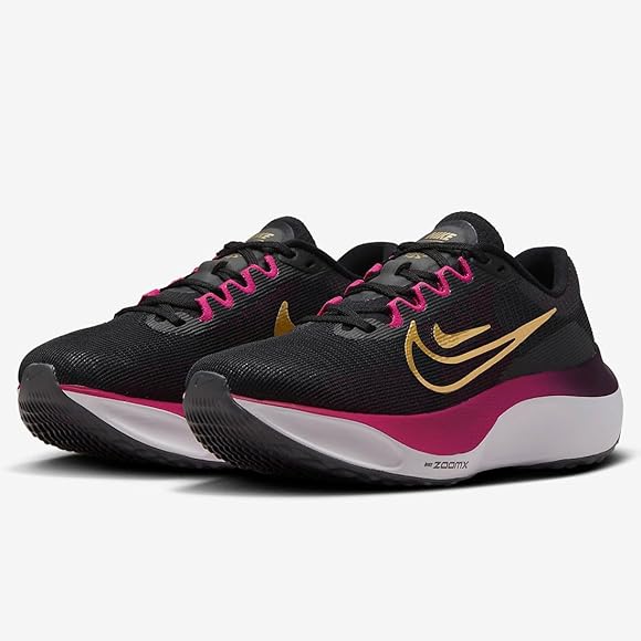 Nike ZOOM FLY 5 Noir/Blanc/Fruits de feu/Or métallique