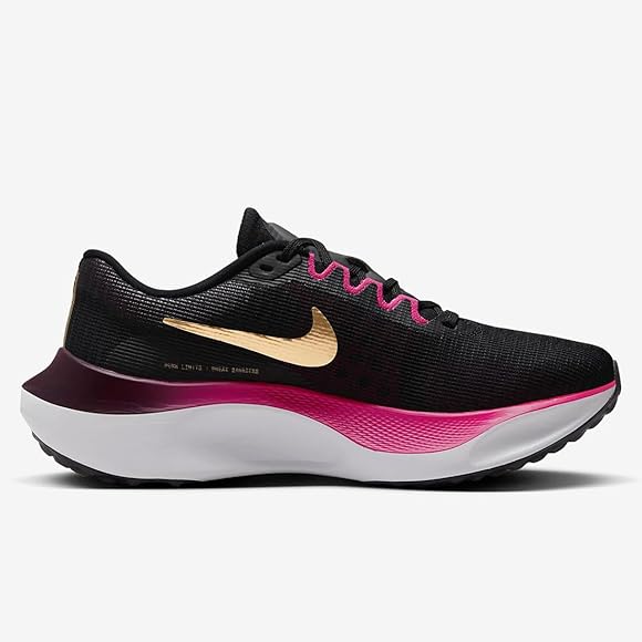 Nike ZOOM FLY 5 Noir/Blanc/Fruits de feu/Or métallique