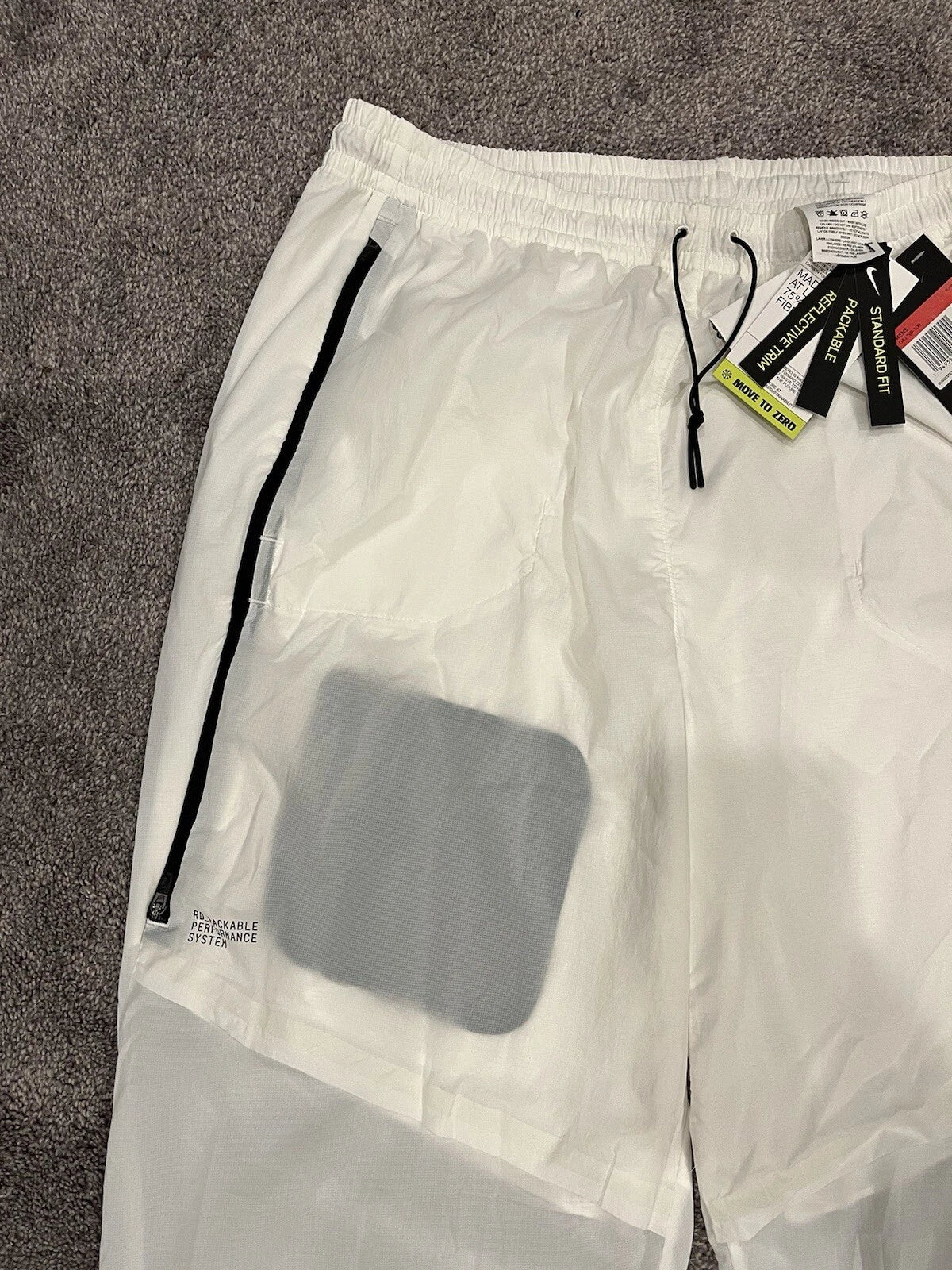 Pantalon de running Nike Division Pinnacle blanc, taille M homme, DA1288-100