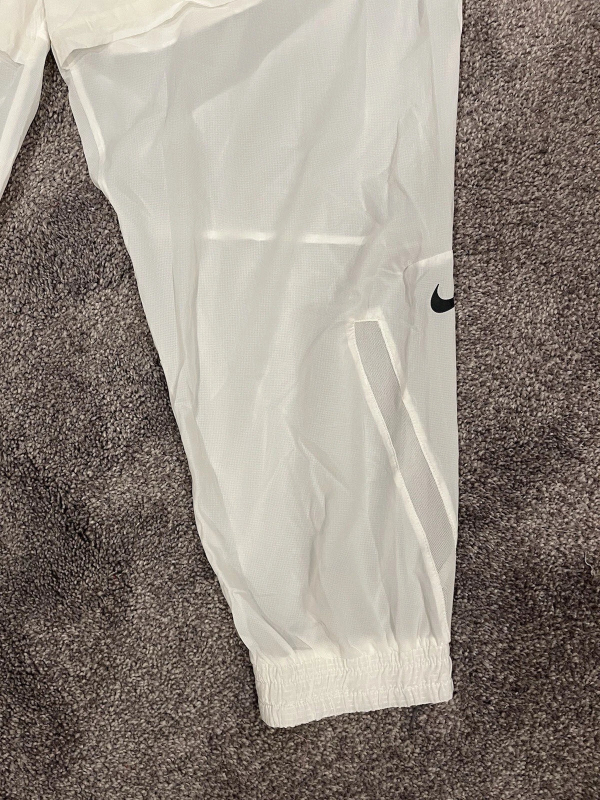Pantalon de running Nike Division Pinnacle blanc, taille M homme, DA1288-100